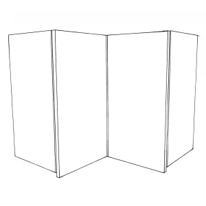 Wall Corner Cabinet Righthand Hung