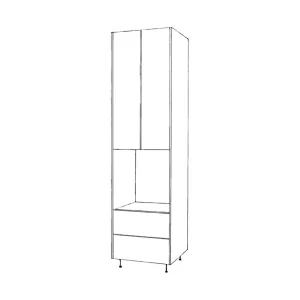 Double Oven Tower Cabinet