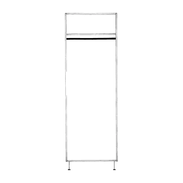 Wardrobe Double Door with Long Hanging Wardrobe Double Door with Long Hanging