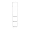 Wardrobe Single Door Righthand Hung with Shelves